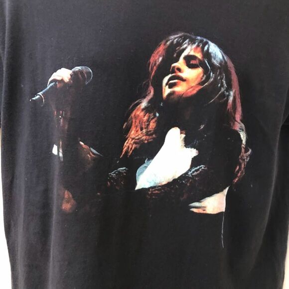 Camila Cabello Black Double Sided Concert Graphic T-Shirt Large Men's Unisex - Picture 4 of 10